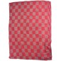 Echarpe damier en viscose rouge Echarpe damier en viscose rouge