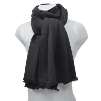 Etole67cm en 100% cachemire NZO SBARBERI noire