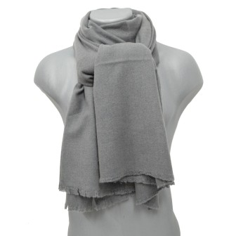 Etole 67cm en 100% cachemire NZO SBARBERI grise