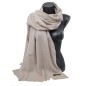 Etole 67cm en 100% cachemire beige