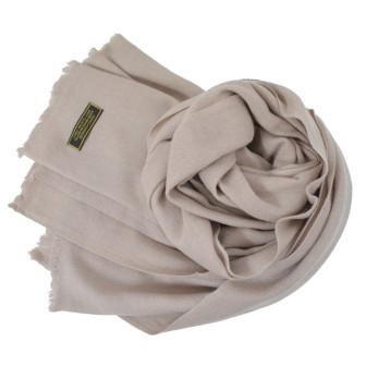 Etole 67cm en 100% cachemire NZO SBARBERI beige