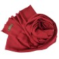 Etole 67cm en 100% cachemire bordeaux
