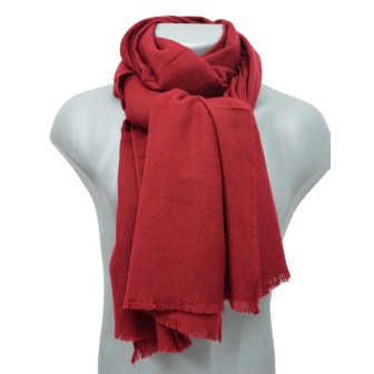 Etole 67cm en 100% cachemire NZO SBARBERI bordeaux