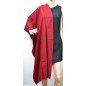 Etole 67cm en 100% cachemire bordeaux