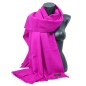 Etole 67cm en 100% cachemire fuschia
