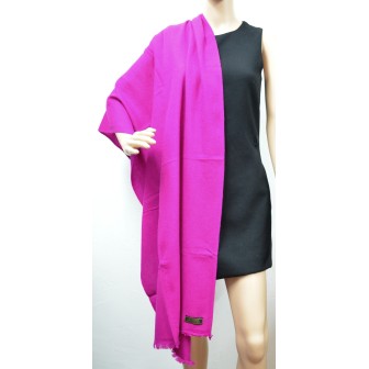 Etole 67cm en 100% cachemire NZO SBARBERI fuschia