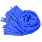 Etole 67cm en 100% cachemire bleu roi