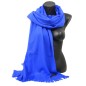 Etole 67cm en 100% cachemire bleu roi