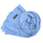 Etole 67cm en 100% cachemire bleu ciel