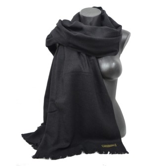 Etole 88cm en 100% cachemire NZO SBARBERI noire