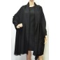 Etole 88cm en 100% cachemire noire