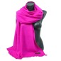 Etole 88cm en 100% cachemire rose fuschia
