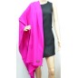 Etole 88cm en 100% cachemire rose fuschia