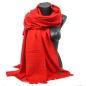 Etole 88cm en 100% cachemire rouge
