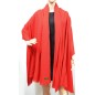 Etole 88cm en 100% cachemire rouge