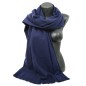 Etole 67cm en 100% cachemire bleu nuit
