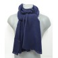 Etole 67cm en 100% cachemire bleu nuit