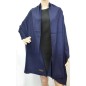 Etole 67cm en 100% cachemire bleu nuit