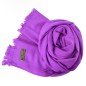 Etole 67cm en 100% cachemire parme