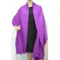 Etole 67cm en 100% cachemire parme