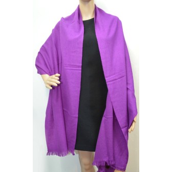 Etole  en CACHEMIRE, 67cm NZO SBARBERI  parme