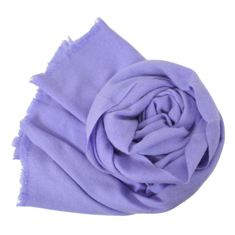 Etole 67cm en 100% cachemire mauve
