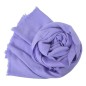 Etole 67cm en 100% cachemire mauve