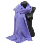 Etole 67cm en 100% cachemire mauve