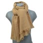 Etole 67cm en 100% cachemire beige sable