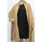 Etole 67cm en 100% cachemire beige sable