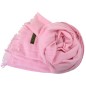 Etole 88cm en 100% cachemire rose clair