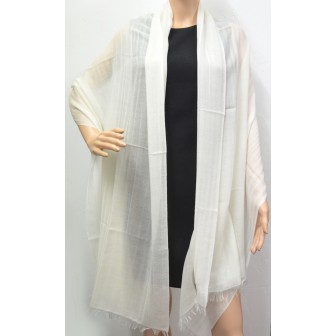 Vrai pashmina écru