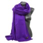 Etole 67cm en 100% cachemire lilas