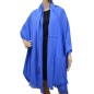 Etole 88cm en 100% cachemire bleue