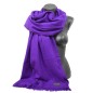 Etole 88cm en 100% cachemire lilas