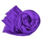 Etole 88cm en 100% cachemire lilas