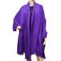 Etole 88cm en 100% cachemire lilas