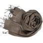 Grande étole 90X200 soie et cachemire marron Grande étole 90X200 soie et cachemire marron
