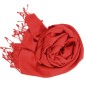 Grande étole 90X200 soie et cachemire rouge