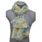Cheche mixte polyester jaune-bleu Cheche mixte polyester jaune-bleu