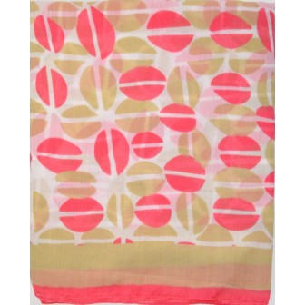 Cheche polyester grain café rose