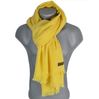 Etole 67cm en 100% cachemire NZO SBARBERI jaune