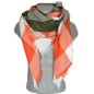 keffieh d'hiver orange et kaki keffieh d'hiver orange et kaki
