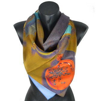 Foulard en soie Dali, La persistance de la mémoire