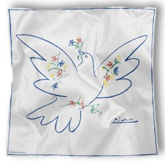 Foulard en soie Picasso, Colombe