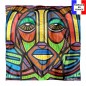 Foulard en soie Da Cruz, Meditation