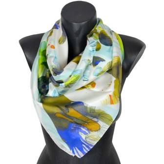 Foulard en soie Petite Friture, Olympia