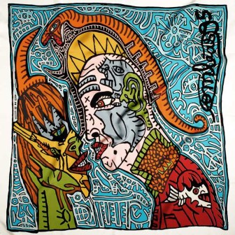 Foulard en soie Combas, Couple Psychopatex