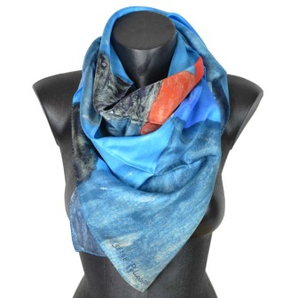 Foulard en soie Poliakoff, Composition pour carnet enluminures