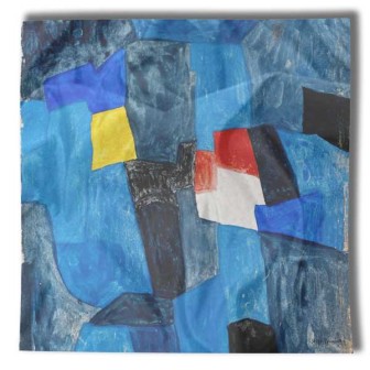 Foulard en soie Poliakoff, Composition pour carnet enluminures